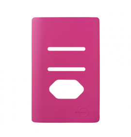 Placa p/ 2 Interruptores + tomada 4x2 - Novara Rosa Fosco 